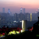 A security personnel stands guard at a viewing platform overlooking the central business area ahead of the 40th anniversary of China's reform and opening up in Shenzhen, Guangdong province, China December 4, 2018. Picture taken December 4, 2018. REUTERS/Thomas Suen - RC15A158D830